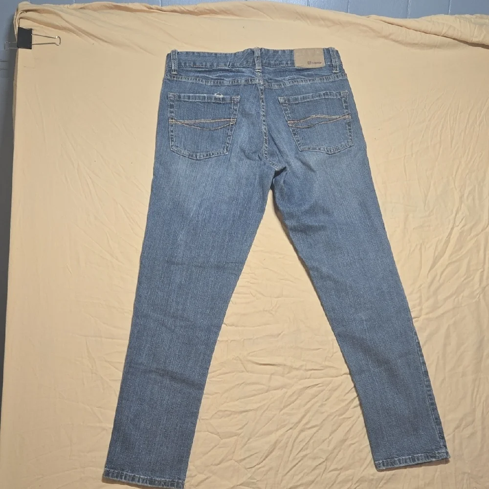 ♡Men's Blue Denim Jeans - Classic Straight Fit 32/30